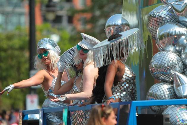 August 3, 2025, Vancouver, British Columbia, Canada: EVO team in vancouver pride parade Vancouver Canada - ZUMAa223 20250803_zip_a223_035 Copyright: xMazyarxAsadix