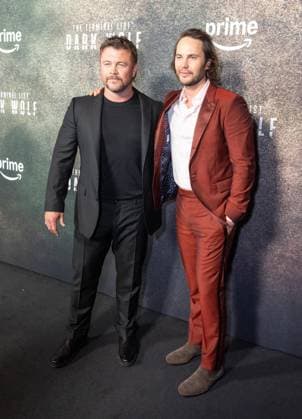 August 4, 2025, Bronx, New York, USA: Luke Hemsworth and Taylor Kitsch attend premiere of Amazon Prime Video series The Terminal List: Dark Wolf at Regal Times Square in New York, NY on August 4, 2025 Bronx USA - ZUMAr339 20250804_znp_r339_102 Copyright: xLevxRadinx