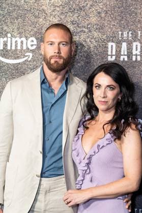 August 4, 2025, Bronx, New York, USA: Tom Hopper (L) attends premiere of Amazon Prime Video series The Terminal List: Dark Wolf at Regal Times Square in New York, NY on August 4, 2025 Bronx USA - ZUMAr339 20250804_znp_r339_109 Copyright: xLevxRadinx