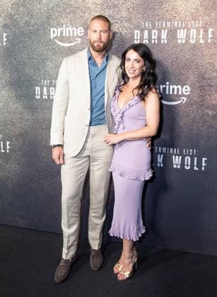 August 4, 2025, Bronx, New York, USA: Tom Hopper (L) attends premiere of Amazon Prime Video series The Terminal List: Dark Wolf at Regal Times Square in New York, NY on August 4, 2025 Bronx USA - ZUMAr339 20250804_znp_r339_110 Copyright: xLevxRadinx