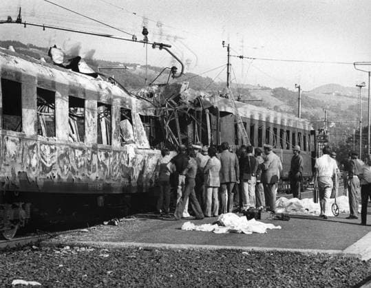 Bologna, Bo, ITALY: BOLOGNA - **SPECIAL FEE** THE TERRORIST ATTACK ON THE ITALICUS TRAIN, IN WHICH 12 PEOPLE LOST THEIR LIVES Bologna ITALY  - ZUMAp169 20250805_zea_p169_006 Copyright: xRossix