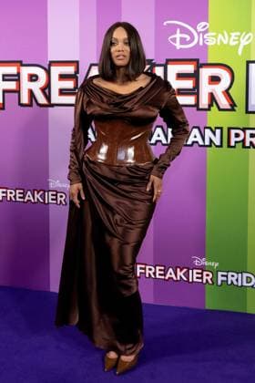 FREAKIER FRIDAY AUSTRALIAN PREMIERE, Tyra Banks poses for a photo during the Australian premiere of Disney™s Freakier Friday at Westfield Bondi Junction in Sydney, Tuesday, August 5, 2025. ( NO ARCHIVING SYDNEY NEW SOUTH WALES AUSTRALIA  Copyright: xSTEVENxMARKHAMx 20250805193043845250
