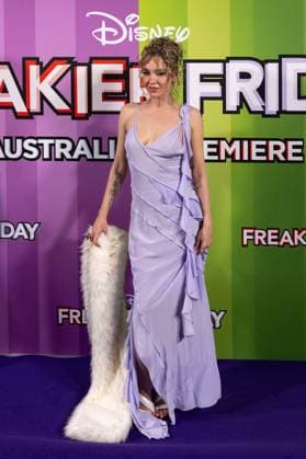 FREAKIER FRIDAY AUSTRALIAN PREMIERE, Imogen Anthony poses for a photo during the Australian premiere of Disney™s Freakier Friday at Westfield Bondi Junction in Sydney, Tuesday, August 5, 2025. ( NO ARCHIVING SYDNEY NEW SOUTH WALES AUSTRALIA  Copyright: xSTEVENxMARKHAMx 20250805145563531600