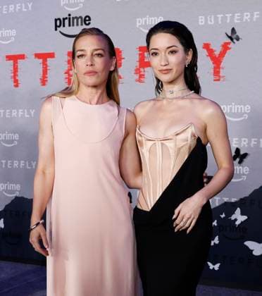 Piper Perabo and Reina Hardesty arrive on the red carpet for Prime Video s Butterfly New York Premiere at Regal Union Square on Tuesday, August 5, 2025 in New York City.  NYP20250805228 JOHNxANGELILLO