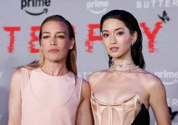 Piper Perabo and Reina Hardesty arrive on the red carpet for Prime Video s Butterfly New York Premiere at Regal Union Square on Tuesday, August 5, 2025 in New York City.  NYP20250805229 JOHNxANGELILLO