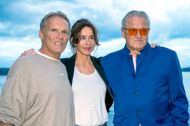 Christian Tramitz, Katharina Müller Elmau and Michael Brandner at the premiere of two new episodes of the ARD early evening series Hubert ohne Staller at the Open Air Starnberg 2025 in the Open Air Cinema at the Seebad Starnberg, 05 08 2025 Foto:xN.xKolinzx xFuturexImagex hubert_5867