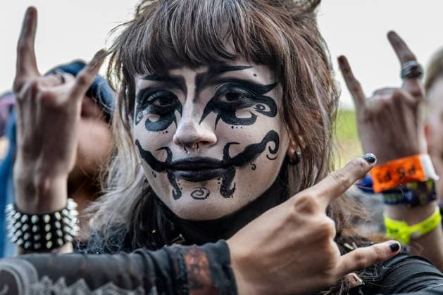 Fans at the 28th Brutal Assault extreme music festival in Josefov fortress near Jaromer, Nachod district, Hradec Kralove Region, Czech Republic, August 6, 2025. (CTKxPhoto DavidxTanecek) CTKPhotoP2025080605463  CTKPhotoP2025080605463