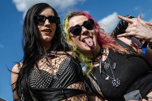 Fans at the 28th Brutal Assault extreme music festival in Josefov fortress near Jaromer, Nachod district, Hradec Kralove Region, Czech Republic, August 6, 2025. (CTKxPhoto DavidxTanecek) CTKPhotoP2025080605477  CTKPhotoP2025080605477