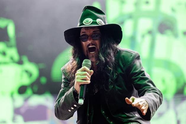 Entertainment Themen der Woche KW32 Singer Al Jourgensen of American music band Ministry performs during the Brutal Assault music festival at the Josefov Fortress in Jaromer, Czech Republic, on August 6, 2025. (CTKxPhoto DavidxTanecek) CTKPhotoP2025080607706  CTKPhotoP2025080607706