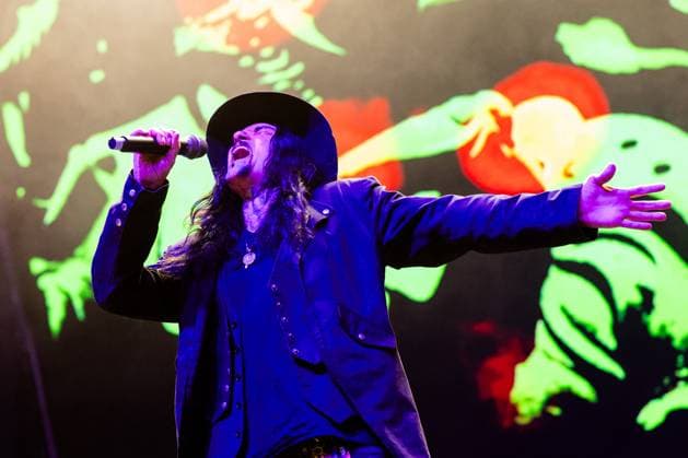 Singer Al Jourgensen of American music band Ministry performs during the Brutal Assault music festival at the Josefov Fortress in Jaromer, Czech Republic, on August 6, 2025. (CTKxPhoto DavidxTanecek) CTKPhotoP2025080607711  CTKPhotoP2025080607711