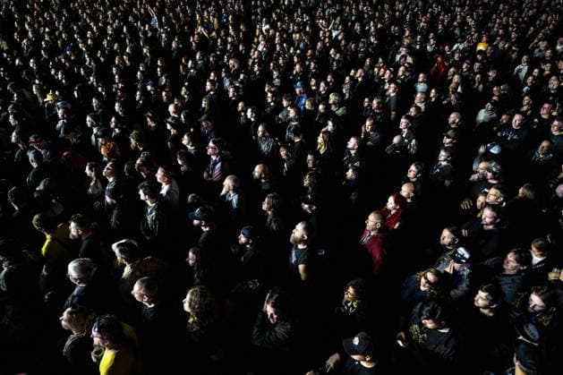Audience at the Brutal Assault music festival at the Josefov Fortress in Jaromer, Czech Republic, on August 6, 2025. (CTKxPhoto DavidxTanecek) CTKPhotoP2025080607822  CTKPhotoP2025080607822