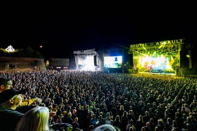Audience at the Brutal Assault music festival at the Josefov Fortress in Jaromer, Czech Republic, on August 6, 2025. (CTKxPhoto DavidxTanecek) CTKPhotoP2025080700047  CTKPhotoP2025080700047