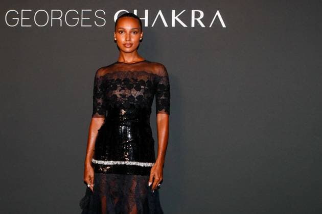 Jasmine Tookes au photocall du défilé Georges Chakra collection Haute Couture Automne Hiver 2023 24 lors de la Fashion Week de Paris PFW , à lhôtel The Westin Paris Vendôme à Paris, France, le 4 juillet 2023 Christophe Clovis Bestimage Photocall of the Georges Chakra Haute Couture Fall Winter 2023 2  Copyright: xChristophexClovisx xBestimagexChristophexClovisx xBestimagex