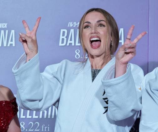 Actress Ana de Armas attends the Japan premiere for the film From the World of John Wick: Ballerina in Tokyo, Japan on Thursday, August 7, 2025.  TKP2025080716 KEIZOxMORI