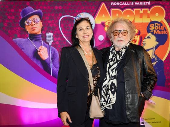 Roncallis Apollo Variete Fresh n Funk premiere performance Bernhard Paul with his wife Eliana Larible, to whom he has been married for 35 years Düsseldorf Apollo NRW Germany