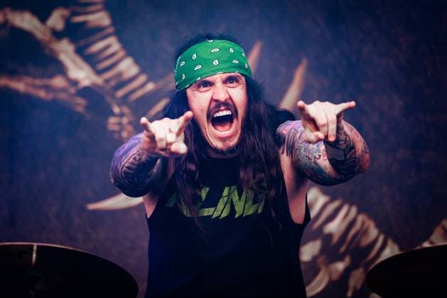 Entertainment Themen der Woche KW32 American thrash metal band Overkill at the 28th Brutal Assault extreme music festival in Josefov fortress near Jaromer, Nachod district, Hradec Kralove Region, Czech Republic, August 8, 2025. (CTKxPhoto DavidxTanecek) CTKPhotoP2025080806027  CTKPhotoP2025080806027