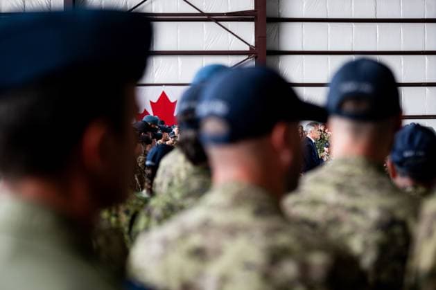 August 8, 2025, Trenton, On, Canada: Prime Minister Mark Carney speaks during a press conference at Canadian Forces Base (CFB) 8 Wing Trenton in Trenton, Ont., on Friday, Aug. 8, 2025. Trenton Canada  - ZUMAc35_ 20250808_zaf_c35_034 Copyright: xSpencerxColbyx