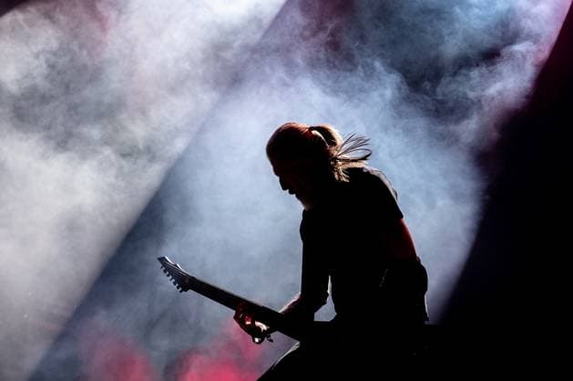 British gothic metal band Paradise Lost at the 28th Brutal Assault extreme music festival in Josefov fortress near Jaromer, Nachod district, Hradec Kralove Region, Czech Republic, August 8, 2025. (CTKxPhoto DavidxTanecek) CTKPhotoP2025080806681  CTKPhotoP2025080806681