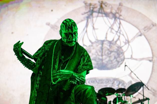 Entertainment Themen der Woche KW32 Norwegian black metal band Mayhem singer Attila Csihar at the 28th Brutal Assault extreme music festival in Josefov fortress near Jaromer, Nachod district, Hradec Kralove Region, Czech Republic, August 8, 2025. (CTKxPhoto DavidxTanecek) CTKPhotoP2025080807018  CTKPhotoP2025080807018