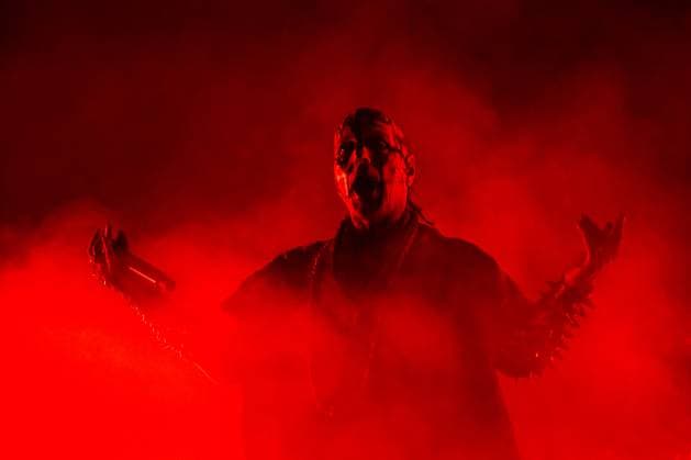 Norwegian black metal band Mayhem singer Attila Csihar at the 28th Brutal Assault extreme music festival in Josefov fortress near Jaromer, Nachod district, Hradec Kralove Region, Czech Republic, August 8, 2025. (CTKxPhoto DavidxTanecek) CTKPhotoP2025080807022  CTKPhotoP2025080807022