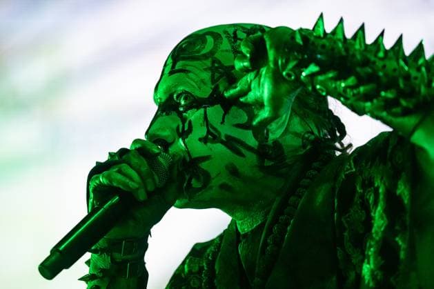 Norwegian black metal band Mayhem singer Attila Csihar at the 28th Brutal Assault extreme music festival in Josefov fortress near Jaromer, Nachod district, Hradec Kralove Region, Czech Republic, August 8, 2025. (CTKxPhoto DavidxTanecek) CTKPhotoP2025080807024  CTKPhotoP2025080807024