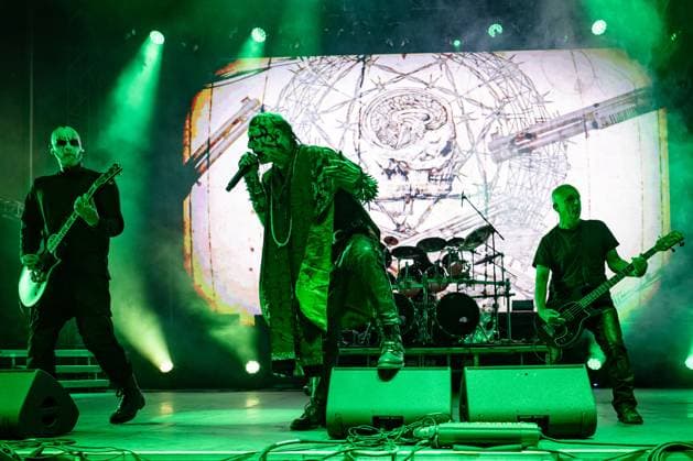 Norwegian black metal band Mayhem singer Attila Csihar at the 28th Brutal Assault extreme music festival in Josefov fortress near Jaromer, Nachod district, Hradec Kralove Region, Czech Republic, August 8, 2025. (CTKxPhoto DavidxTanecek) CTKPhotoP2025080807052  CTKPhotoP2025080807052