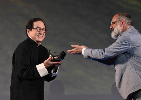 Locarno, Swiss Locarno Film Festival 2025 Jackie Chan Pardo alla Carriera In the photo: Jackie Chan Pardo alla Carriera  Copyright: xNickxZonnax xipa-agency.netx xNickxZonnax IPA_Agency_IPA62030354