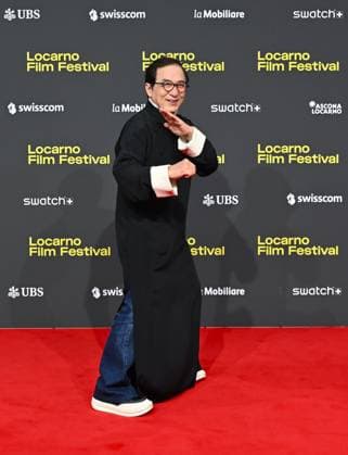 Locarno,Swiss Locarno Film Festival 2025 Jackie Chan Pardo at the Lifetime Achievement red carpet In the photo:Jackie Chan  Copyright: xNickxZonnax xipa-agency.netx xNickxZonnax IPA_Agency_IPA62030405