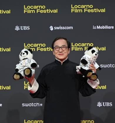 Locarno,Swiss Locarno Film Festival 2025 Jackie Chan Pardo at the Lifetime Achievement red carpet In the photo:Jackie Chan  Copyright: xNickxZonnax xipa-agency.netx xNickxZonnax IPA_Agency_IPA62030407