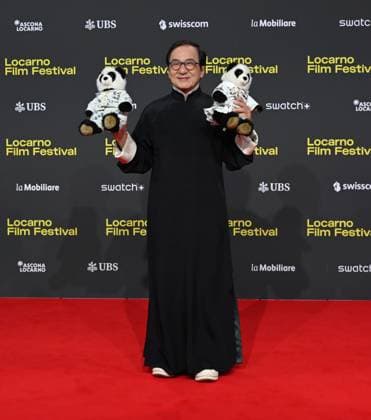 Locarno,Swiss Locarno Film Festival 2025 Jackie Chan Pardo at the Lifetime Achievement red carpet In the photo:Jackie Chan  Copyright: xNickxZonnax xipa-agency.netx xNickxZonnax IPA_Agency_IPA62030409