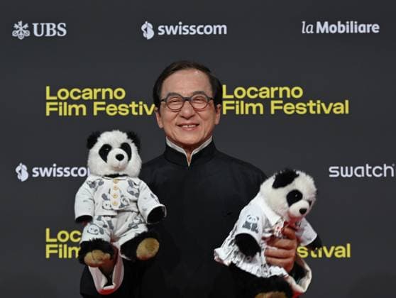Locarno,Swiss Locarno Film Festival 2025 Jackie Chan Pardo at the Lifetime Achievement red carpet In the photo:Jackie Chan  Copyright: xNickxZonnax xipa-agency.netx xNickxZonnax IPA_Agency_IPA62030415