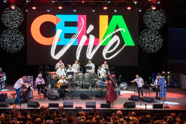 Entertainment Themen der Woche KW32 Cuban singer Brenda Navarrete performs during a tribute to the late Cuban singer Celia Cruz on the centenary of her birth at the SummerStage festival in New York, United States, August 9, 2025. SummerStage Festival in New York honors Celia Cruz on her 100th birthday !ACHTUNG: NUR REDAKTIONELLE NUTZUNG!  Copyright: xAngelxColmenaresx AME8848 20250810-55017618939_1