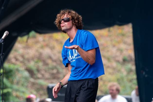 Outside Lands Music Festival 2025 - Day 1 Dawson Daugherty of Almost Monday performs at Outside Lands at Golden Gate Park on August 08, 2025 in San Francisco, California. San Francisco Golden Gate Park California USA Copyright: xAnniexLesser imageSPACEx
