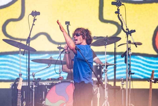Outside Lands Music Festival 2025 - Day 1 Dawson Daugherty of Almost Monday performs at Outside Lands at Golden Gate Park on August 08, 2025 in San Francisco, California. San Francisco Golden Gate Park California USA Copyright: xAnniexLesser imageSPACEx