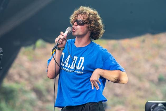 Outside Lands Music Festival 2025 - Day 1 Dawson Daugherty of Almost Monday performs at Outside Lands at Golden Gate Park on August 08, 2025 in San Francisco, California. San Francisco Golden Gate Park California USA Copyright: xAnniexLesser imageSPACEx