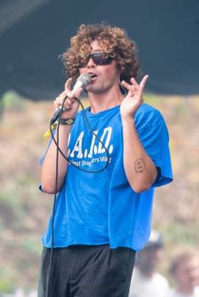 Outside Lands Music Festival 2025 - Day 1 Dawson Daugherty of Almost Monday performs at Outside Lands at Golden Gate Park on August 08, 2025 in San Francisco, California. San Francisco Golden Gate Park California USA Copyright: xAnniexLesser imageSPACEx