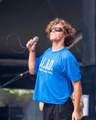 Outside Lands Music Festival 2025 - Day 1 Dawson Daugherty of Almost Monday performs at Outside Lands at Golden Gate Park on August 08, 2025 in San Francisco, California. San Francisco Golden Gate Park California USA Copyright: xAnniexLesser imageSPACEx