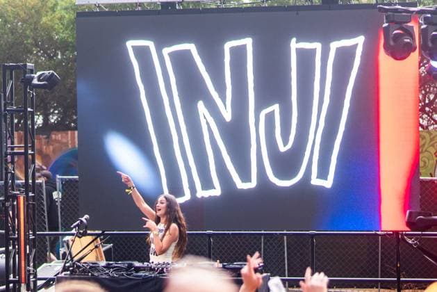 Outside Lands Music Festival 2025 - Day 1 Inji performs at Outside Lands at Golden Gate Park on August 08, 2025 in San Francisco, California. San Francisco Golden Gate Park California USA Copyright: xAnniexLesser imageSPACEx