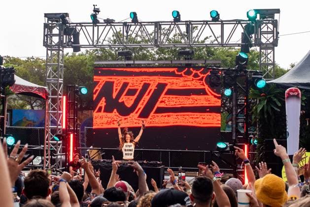 Outside Lands Music Festival 2025 - Day 1 Inji performs at Outside Lands at Golden Gate Park on August 08, 2025 in San Francisco, California. San Francisco Golden Gate Park California USA Copyright: xAnniexLesser imageSPACEx