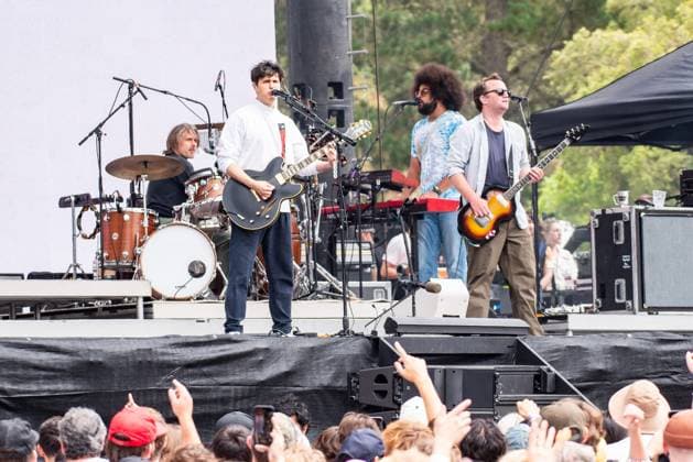 Outside Lands Music Festival 2025 - Day 2 Vampire Weekend performs at Outside Lands at Golden Gate Park on August 09, 2025 in San Francisco, California. San Francisco Golden Gate Park California USA Copyright: xAnniexLesser imageSPACEx