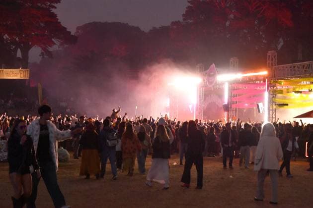 Outside Lands Music Festival 2025 - Day 3 A general view of the atmosphere at Delores Stage during Rebecca Black at Outside Lands at Golden Gate Park on August 10, 2025 in San Francisco, California. San Francisco Golden Gate Park California USA Copyright: xCxFlanigan imageSPACEx