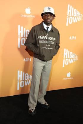 NEW YORK, NY - AUGUST 11: Miles Caton at the Highest 2 Lowest Premiere at Brooklyn Academy of Music on August 11, 2025 in New York City. Copyright: xWalikxGoshornx