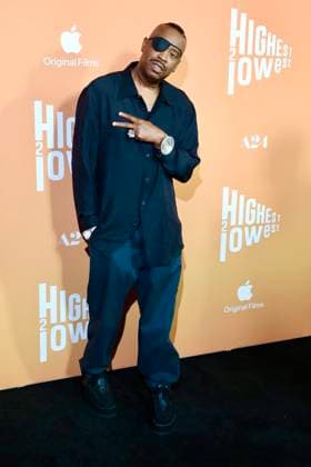 NEW YORK, NY - AUGUST 11: Slick Rick at the Highest 2 Lowest Premiere at Brooklyn Academy of Music on August 11, 2025 in New York City. Copyright: xWalikxGoshornx