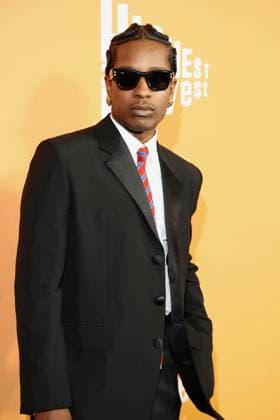 NEW YORK, NY - AUGUST 11: A$AP Rocky at the Highest 2 Lowest Premiere at Brooklyn Academy of Music on August 11, 2025 in New York City. Copyright: xWalikxGoshornx