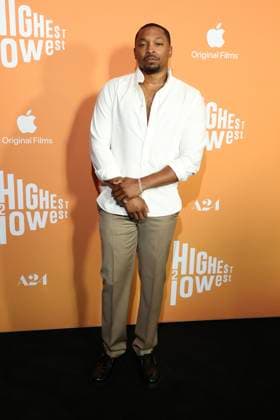 NEW YORK, NY - AUGUST 11: Malcolm Mays at the Highest 2 Lowest Premiere at Brooklyn Academy of Music on August 11, 2025 in New York City. Copyright: xWalikxGoshornx