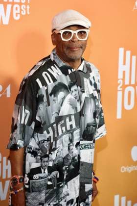 NEW YORK, NY - AUGUST 11: Spike Lee at the Highest 2 Lowest Premiere at Brooklyn Academy of Music on August 11, 2025 in New York City. Copyright: xWalikxGoshornx