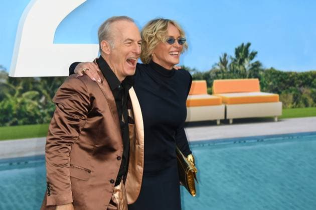 Entertainment Bilder des Tages HOLLYWOOD, CA - AUGUST 11: Bob Odenkirk and Sharon Stone at the premiere of Universal Pictures ˜Nobody 2 at TCL Chinese Theatre on August 11, 2025 in Hollywood, California. Copyright: xJeffreyxMayerx