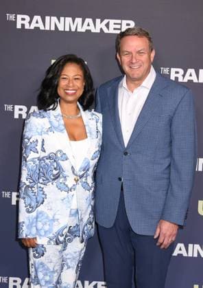 NEW YORK, NY- AUGUST 11: Val Boreland and Mark Lazarus at the NY premiere of The Rainmaker at GH On The Park on August 11, 2025 in New York City. Copyright: xMediaPunchx
