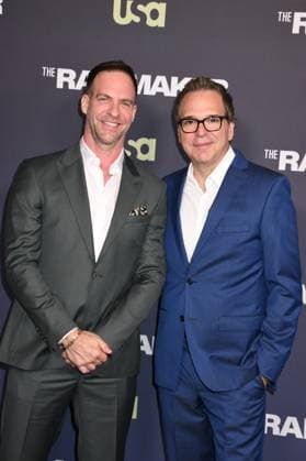 NEW YORK, NY- AUGUST 11: Patrick Moran and Michael Seitzman at the NY premiere of The Rainmaker at GH On The Park on August 11, 2025 in New York City. Copyright: xMediaPunchx