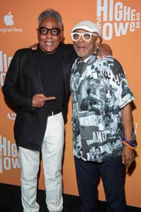 August 11, 2025, New York, United States: (L-R) Giancarlo Esposito and Spike Lee attend the Highest 2 Lowest New York Premiere at Brooklyn Academy of Music. New York United States - ZUMAs197 20250811_aaa_s197_203 Copyright: xRonxAdarx